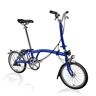 Brompton C Line Utility - 3-Speed - High Bar - Telescopic Seatpost - Dynamo - 16" Folding Bike - 2022 - Picadilly Blue Matt