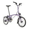 Brompton C Line Explore - 6-Speed - High Bar - Telescopic Seatpost - Rear Rack & Dynamo - 16" Folding Bike - 2024 - Pop Lilac