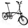 Brompton C Line Explore - 6-Speed - Mid Bar - Standard Seatpost - 16" Folding Bike - 2024 - Matt Black