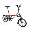 Brompton C Line Explore - 6-Speed - Mid Bar - Standard Seatpost - 16" Folding Bike - 2024 - Flame Lacquer