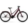 Winora Bikes Winora Iride Pure R5f Mid I400wh - 27.5" Women Electric City-Bike - 2024 - Mid Red Velvet Matt / Rose Tan Matt