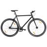 vidaXL Bicicleta de mudanças fixas 700c 51 cm preto