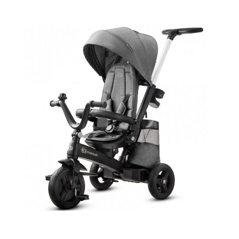 Kinderkraft Easytwist Triciclo Cinzento