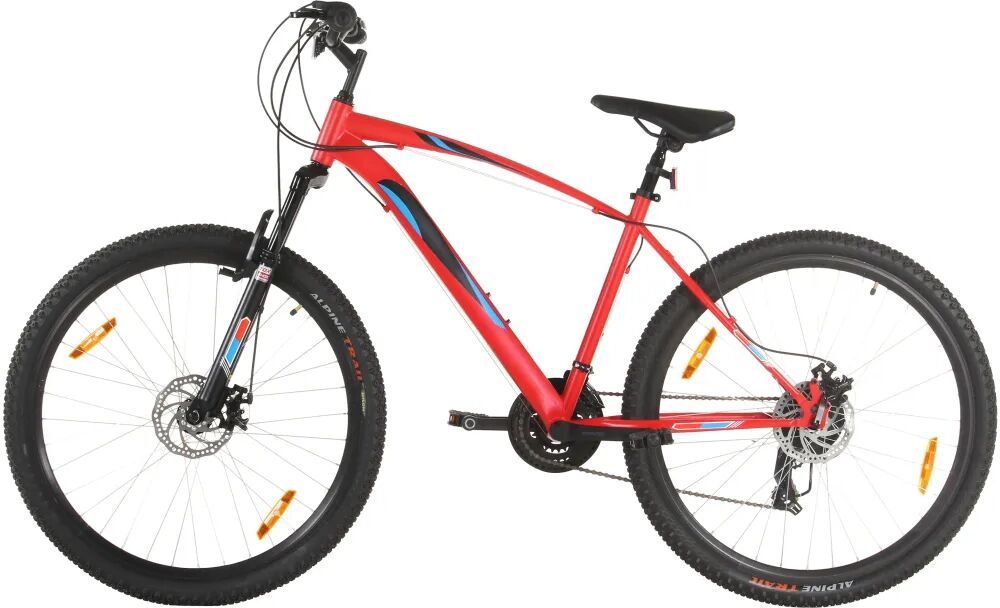 vidaXL Bicicletă montană 21 viteze, roată 29 inci, cadru roșu, 48 cm