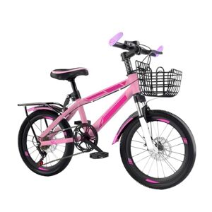 XUDAN Kids Bike 18-20-22-24-26 Inch, Boys Girls For Kids Ages 8-16 Mountain Bikes, 7 Speed Bike Height Adjustable Max Load 100 KG Comes With A Basket And Multiple Colors To Choose From