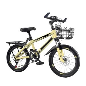 XUDAN Kids Bike 18-20-22-24-26 Inch, Boys Girls For Kids Ages 8-16 Mountain Bikes, 7 Speed Bike Height Adjustable Max Load 100 KG Comes With A Basket And Multiple Colors To Choose From