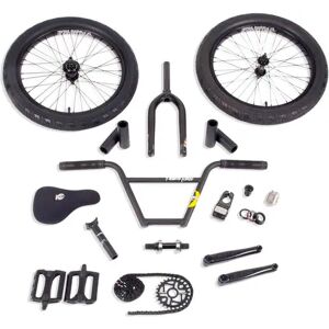 Stolen/Fiction Cassette V8 BMX Build Kit (Matte Black - Left hand drive)  - Black