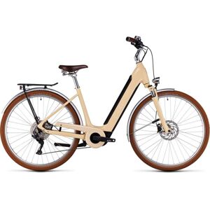 Cube Ella Ride Hybrid 500 - Easy Entry Electric City-Bike - 2023 - Honey / White