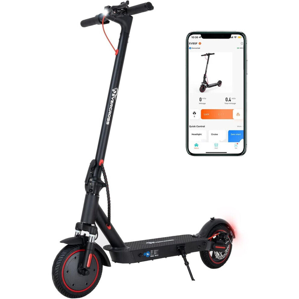 justidea EVERCROSS EV85F Electric Scooters Adult, 8.5'' E Scooter Foldable with APP - 350