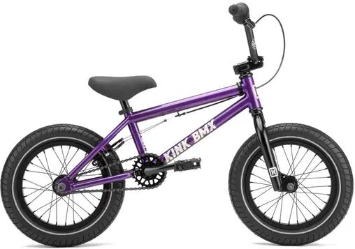 Photos - Kids' Bike Kink Pump 14" BMX Bike For Kids  - Purple;Gold - Siz (Gloss Digital Purple)