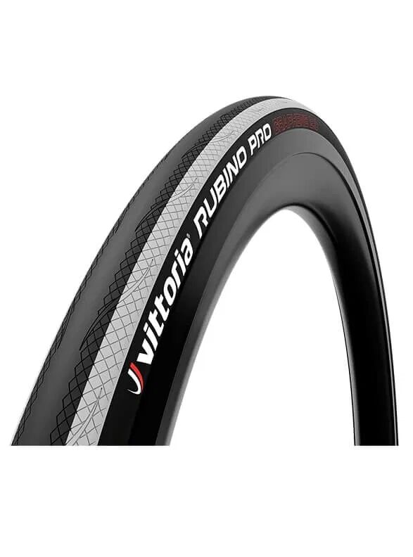 VITTORIA Rubino Pro   700x25C (25-622)  Bande de roulement noir, flancs blanc Tubetype  3C Graphene 2.0