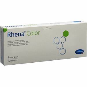Hartmann Rhena® Color Mittelstreckbinden 4 cm x 5 m Blau 10 ct