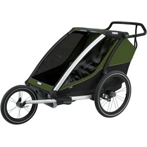 Thule Chariot Cab2 Fahrradanhänger gruen unisex