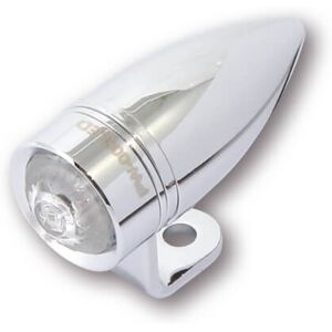 HIGHSIDER LED-Rücklicht MONO-BULLET SHORT  Silber