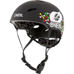 Oneal Dirt Lid Skulls Jugend Fahrradhelm L Schwarz Weiss