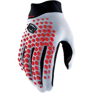 100% Geomatic Fahrrad Handschuhe XL Grau Rot