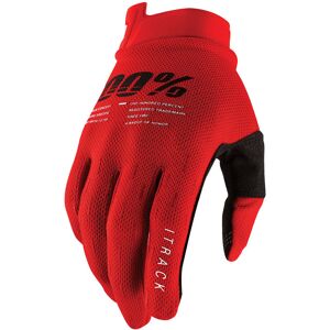 100% iTrack Fahrrad Handschuhe S Rot