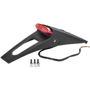 POLISPORT RSP LED 2.0 Kotflügelverlängerung hinten schwarz mit Fire + Plate Beleuchtung  schwarz