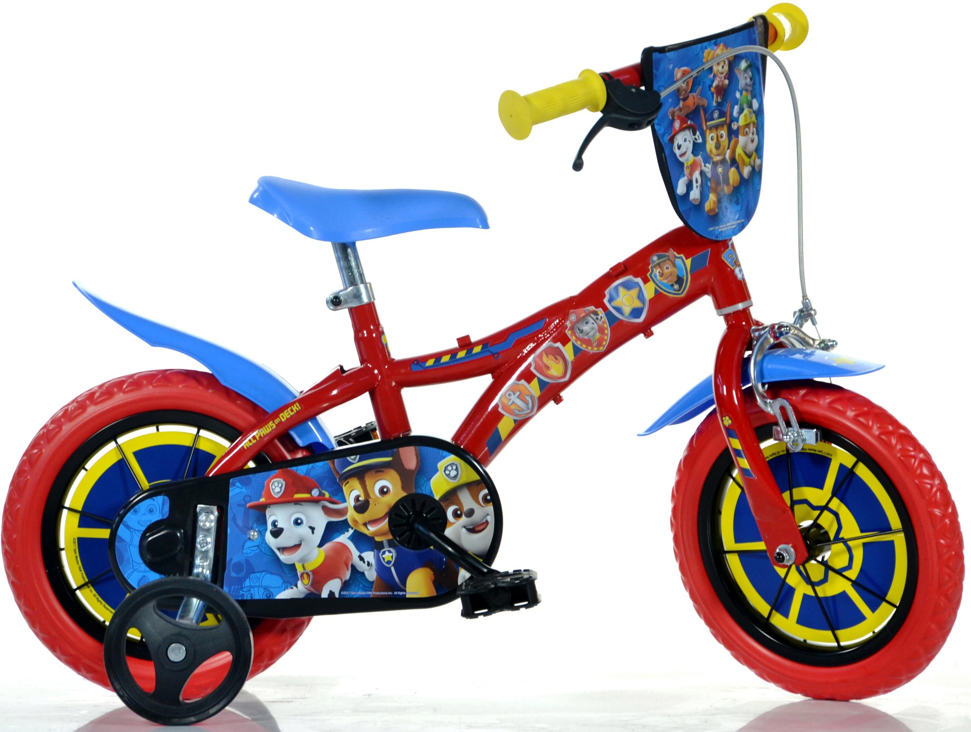 Dino Kinderfahrrad »Paw Patrol«, 1 Gang rot  RH 22 cm