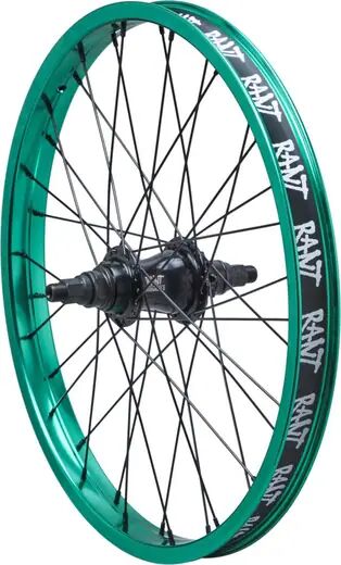 Rant BMX Rad Hinten Rant Moonwalker 20" V2 Freecoaster (Real Teal - Right hand drive)