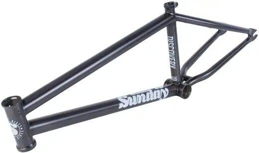 Sunday Bikes Freestyle BMX Rahmen Sunday Discovery (Matt Trans Black)