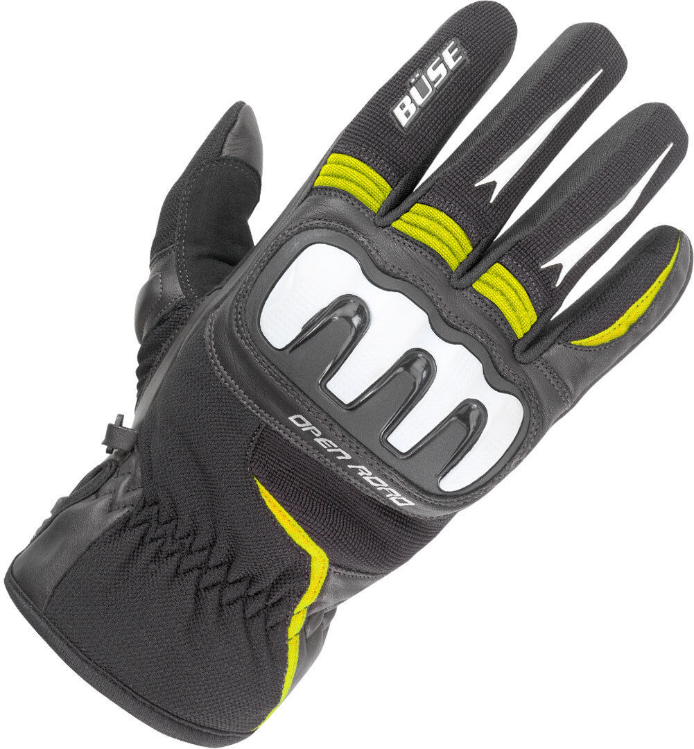 Büse Open Road Sport Handschuhe XL Schwarz Gelb