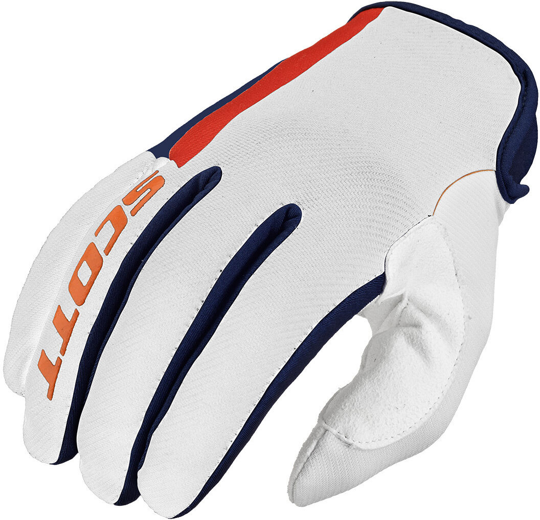 Scott 350 Dirt 2016 Handschuhe L Weiss Rot Blau