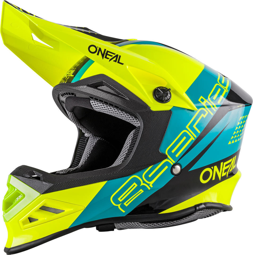 Oneal 8Series Nano Motocross Helm S Blau