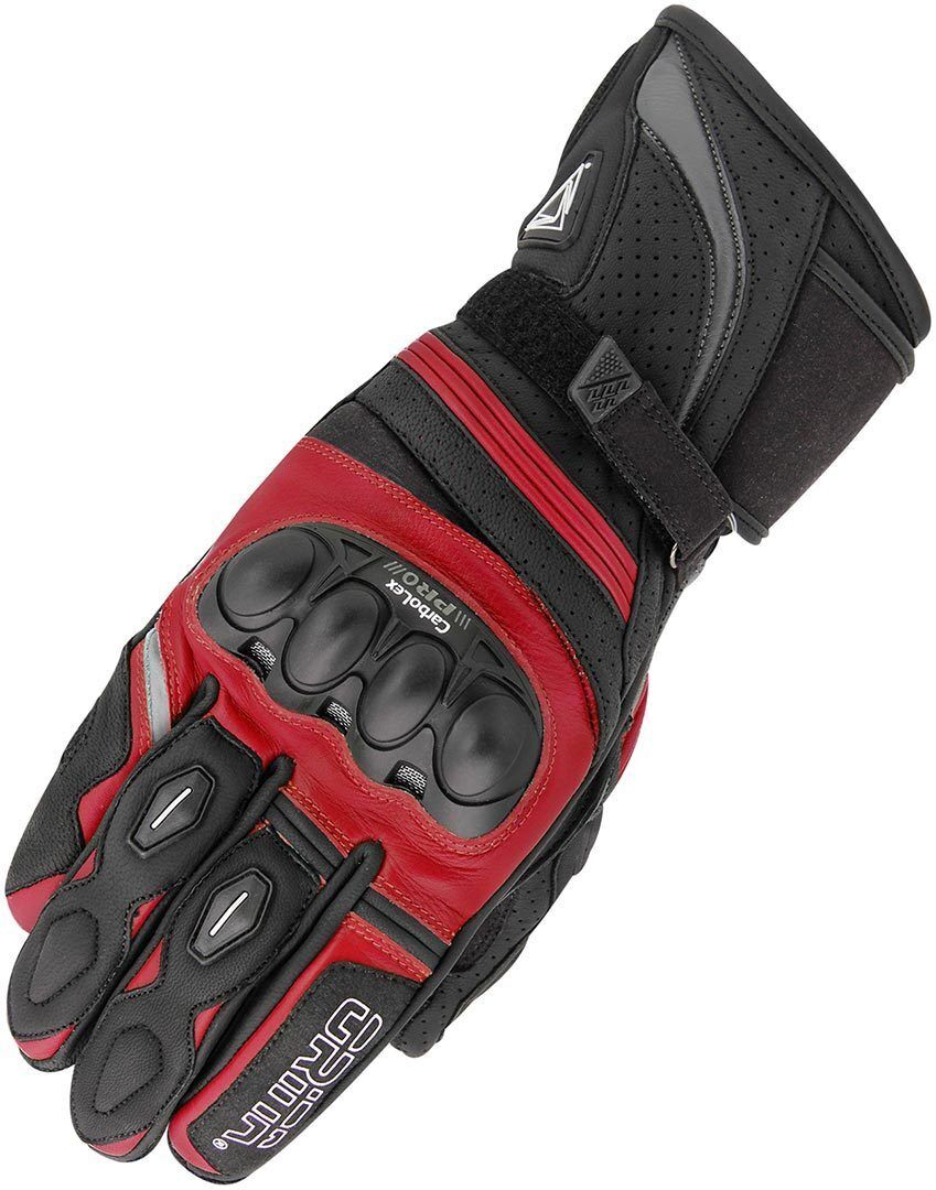 Orina Splash Motorradhandschuhe 2XL Schwarz Rot