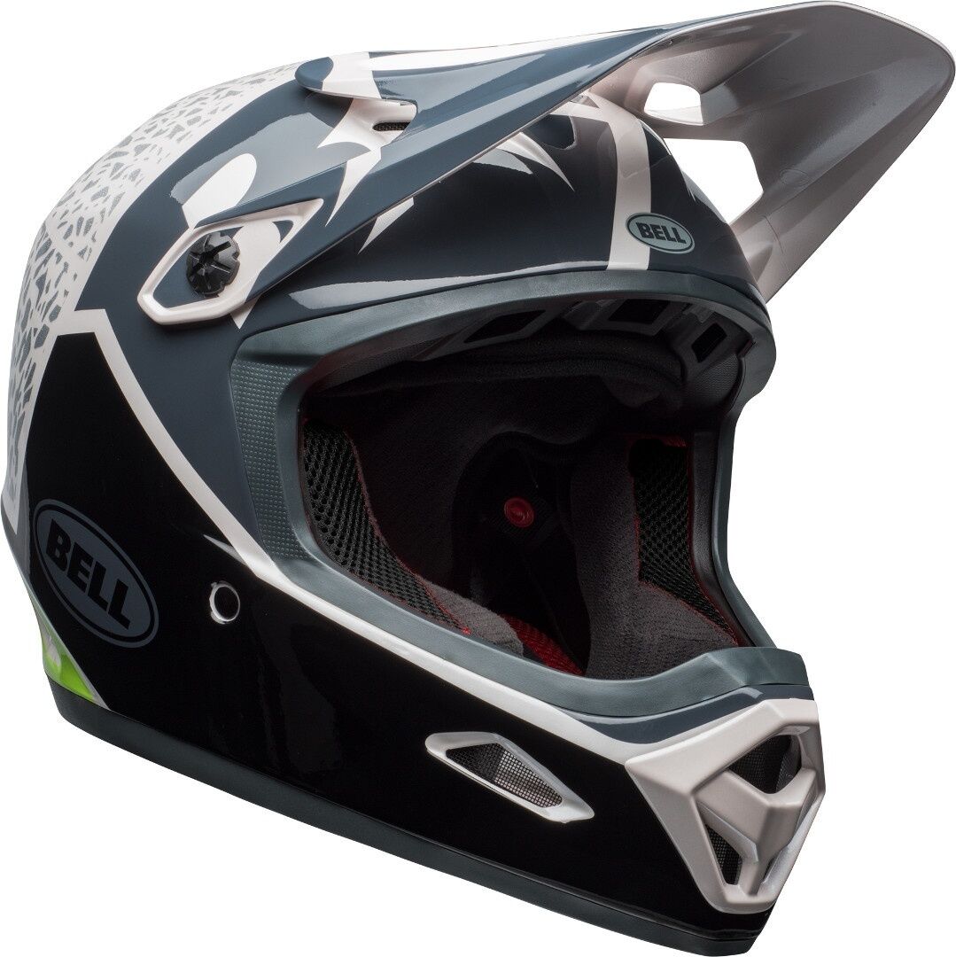 Bell Transfer-9 Downhill Helm XL Schwarz Weiss Grün