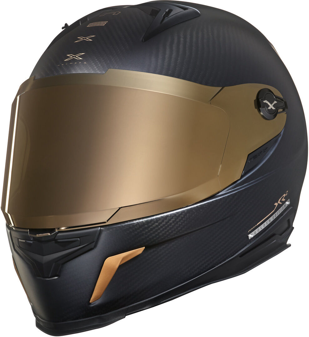 Nexx X.R2 Carbon Golden Edition Helm 3XL Schwarz Gold