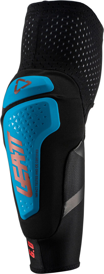 Leatt 3DF 6.0 Motocross Ellenbogenprotektoren L Blau