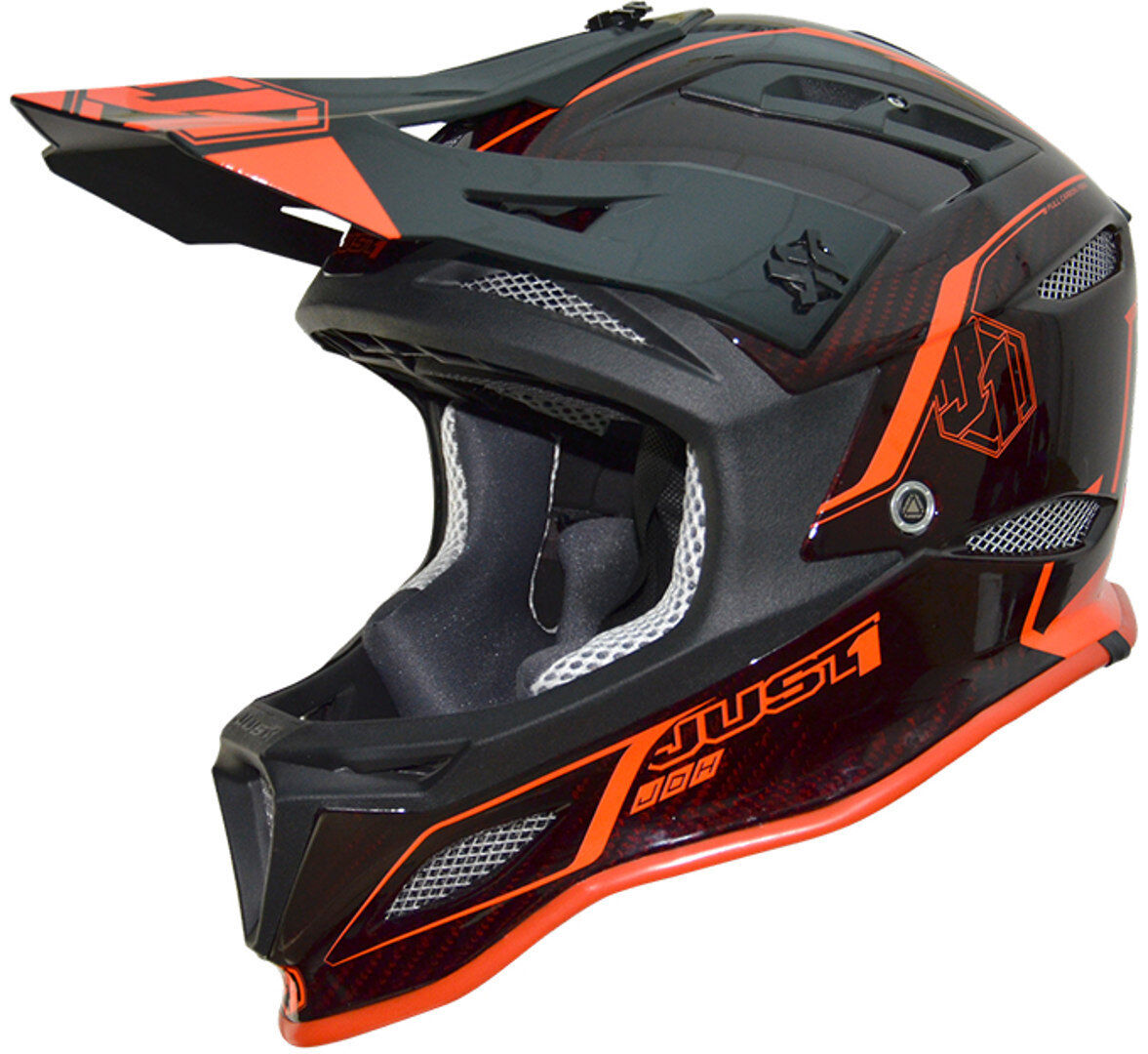 Just1 JDH Assault Mips Downhill Helm XS Schwarz Rot