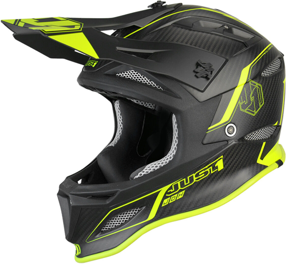 Just1 JDH Elements Mips Downhill Helm S Schwarz Gelb