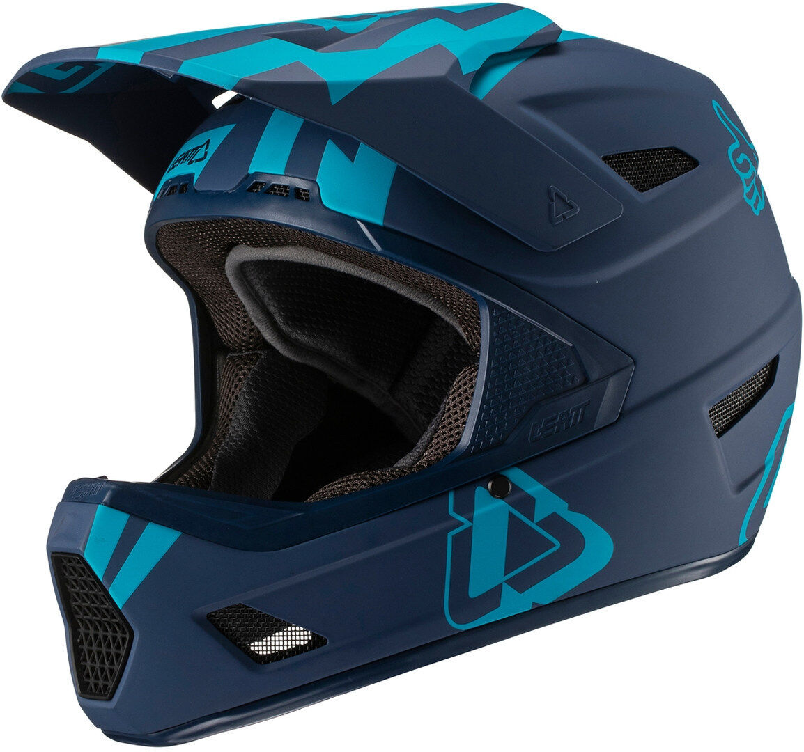 Leatt DBX 3.0 DH V19 Stadium Ink Downhill Helm XL Blau