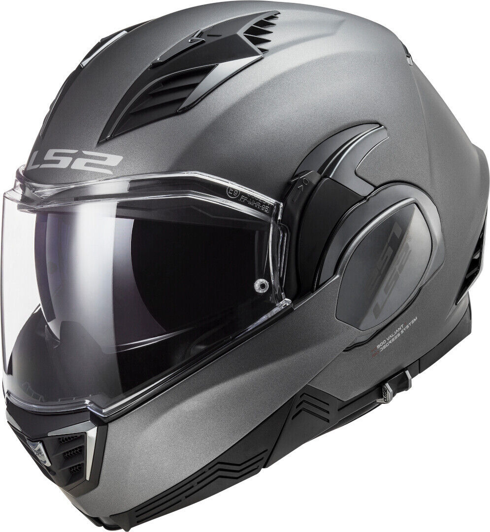 LS2 FF900 Valiant II Solid Helm L Silber