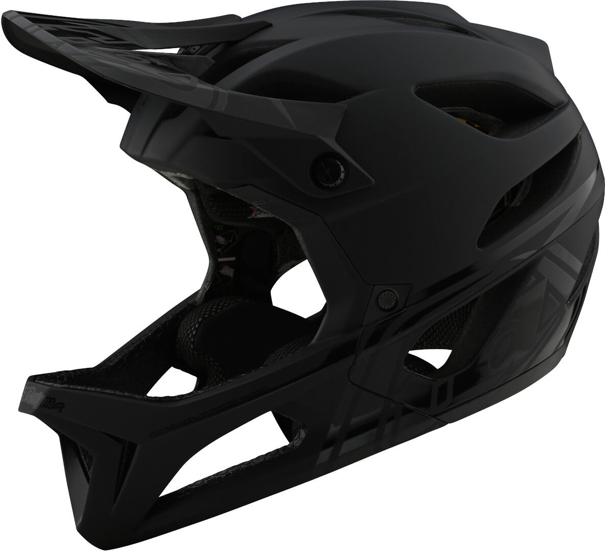 Troy Lee Designs Stage Stealth MIPS Helm XL 2XL Schwarz