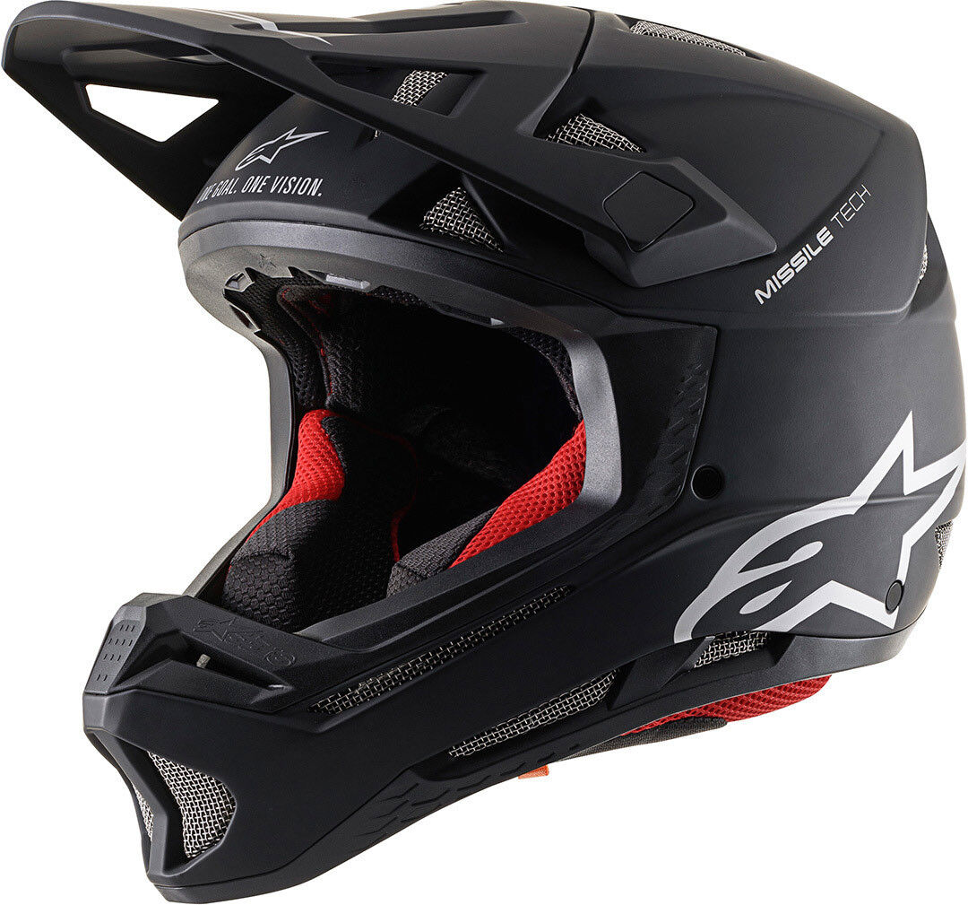 Alpinestars Missile Tech Solid Downhill Helm S Schwarz