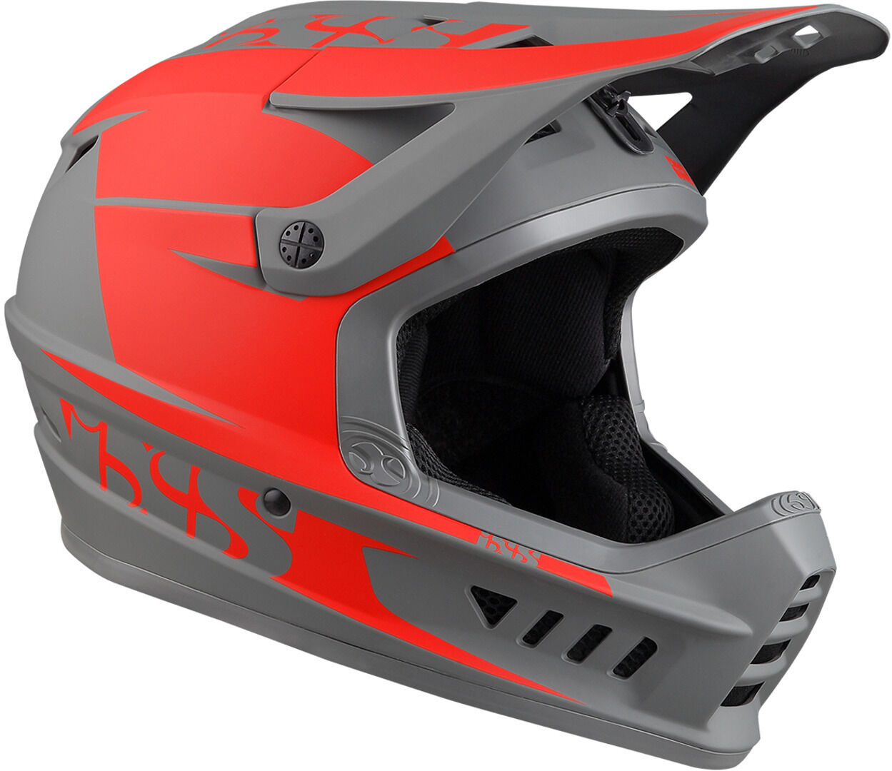 IXS XACT Evo Downhill Helm S M Grau Silber