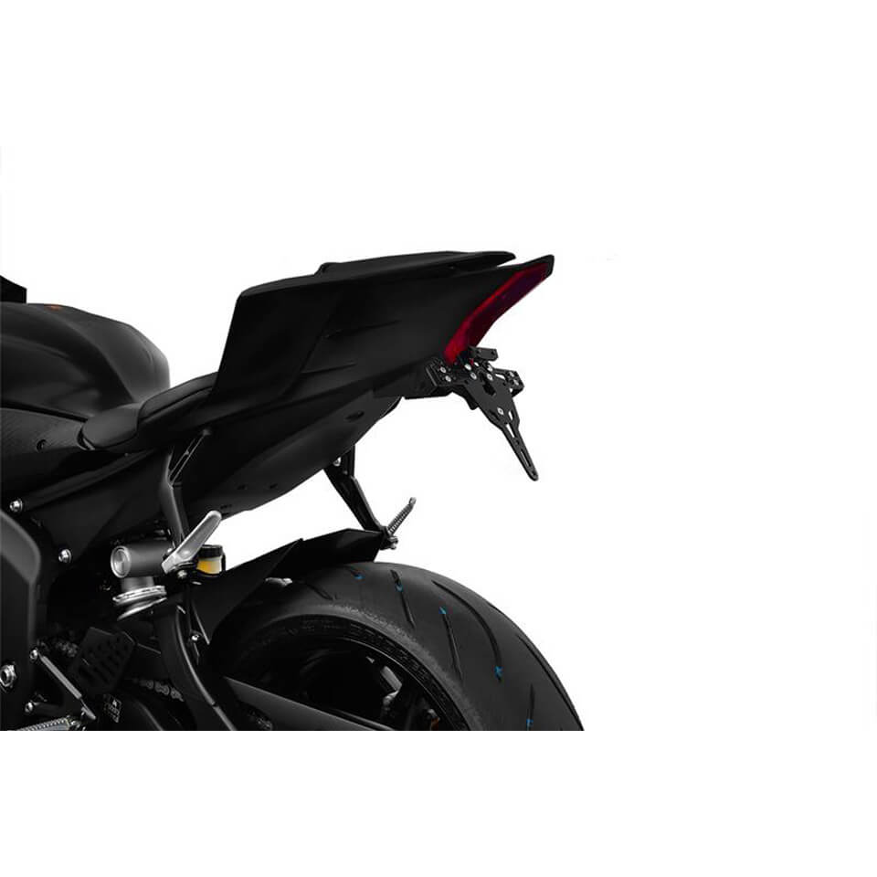 ZIEGER PRO ZIEGER-Pro Kennzeichenhalter YAMAHA YZF R6 Bj. 16-17  Schwarz