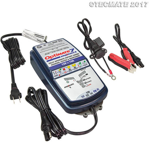 OPTIMATE OPTIMATE 7 Ampmatic 12V (TM254), 10A, 9-stufiges Ladegerät