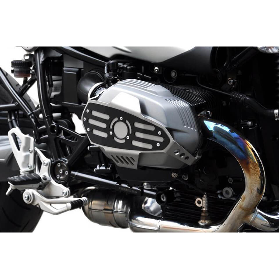 ZIEGER Zylinderschutz BMW R nine T 14- silber/schwarz  Silber