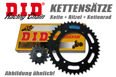 DID Kette und ESJOT Räder VS-Kettensatz Z 1000 LTD 81-83  Schwarz