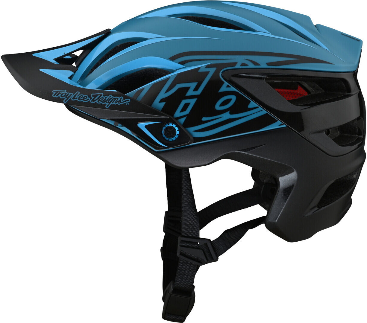 Troy Lee Designs A3 Uno MIPS Fahrradhelm XS S Schwarz Blau