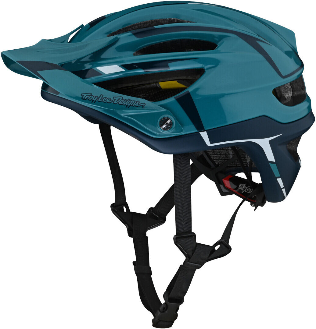 Troy Lee Designs A2 Sliver MIPS Fahrradhelm XL 2XL Blau