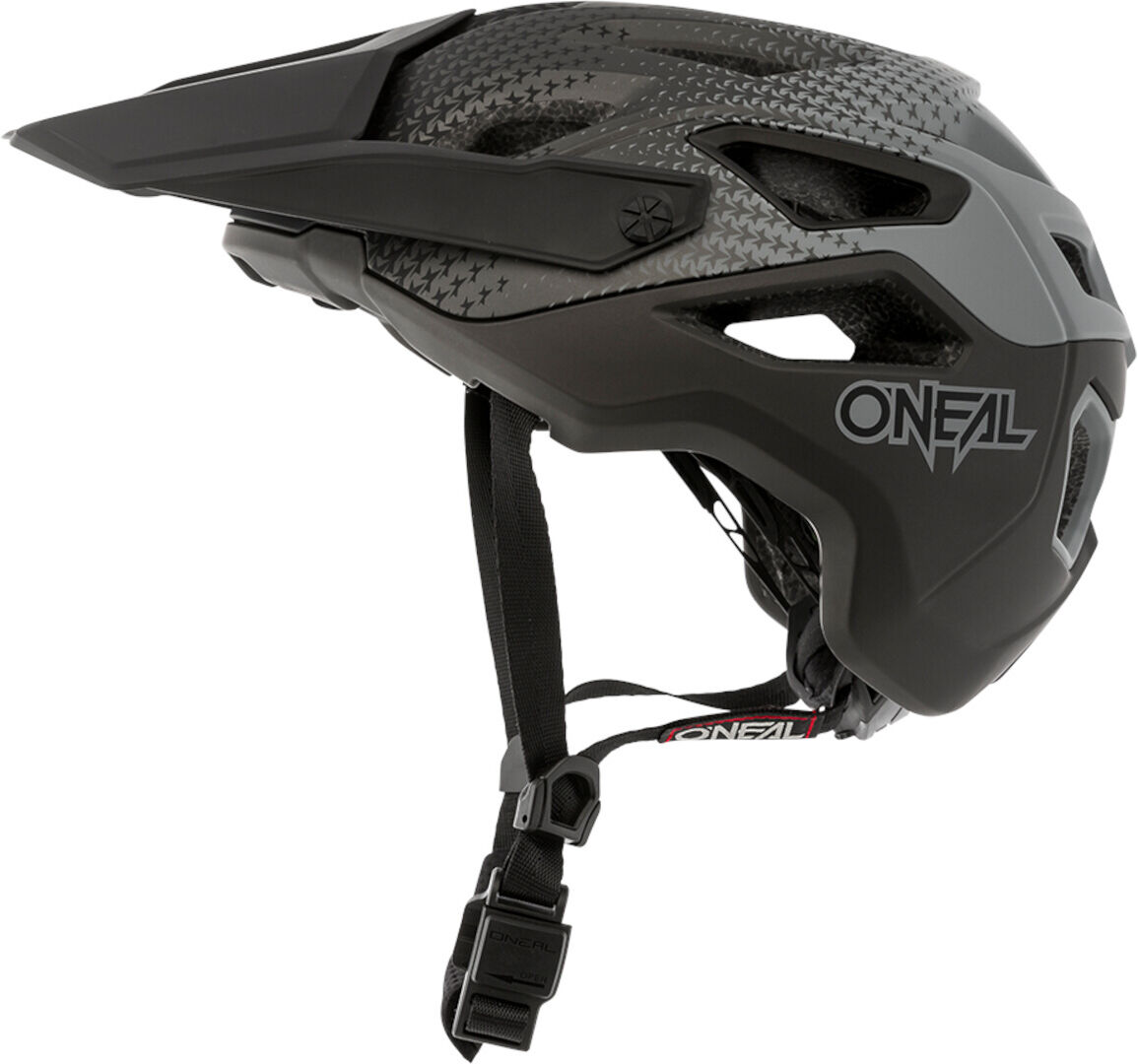 Oneal Pike IPX Stars V.22 Fahrrad Helm S M Schwarz Grau