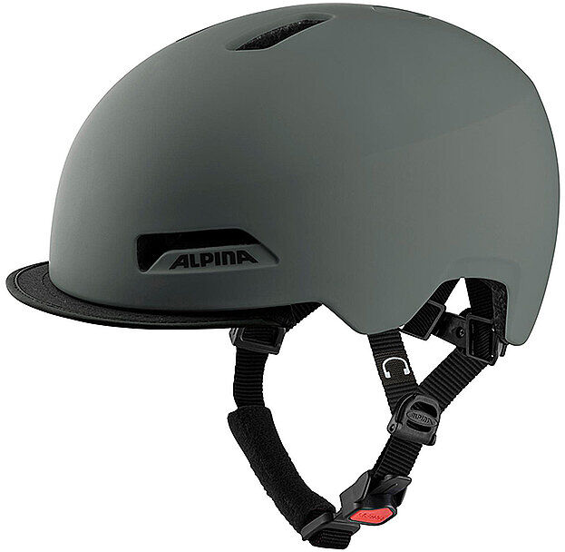 ALPINA Fahrradhelm Brooklyn grau   Größe: 57-61CM   9758 Auf Lager Unisex 57-61CM