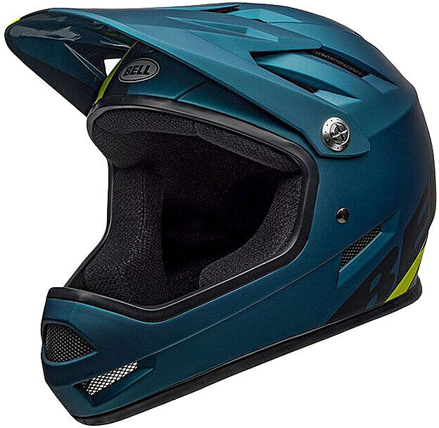 BELL Fullface MTB-Helm Sanction blau   Größe: 57-59CM   210203020 Auf Lager Unisex 57-59CM