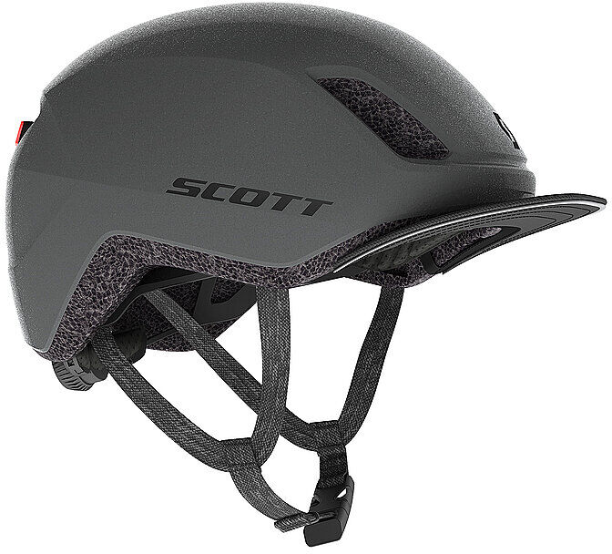 Scott Fahrradhelm Il Doppio Plus (CE) grau   Größe: 51-55CM   275223 Auf Lager Unisex 51-55CM