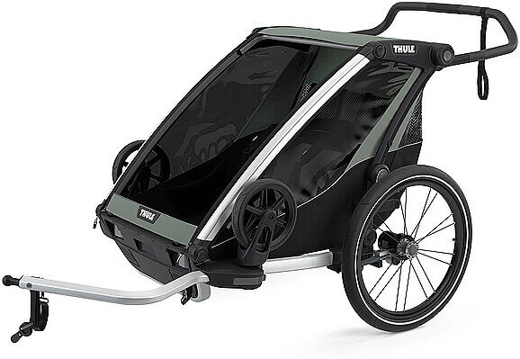 THULE Fahrradanhänger Chariot Lite 2 schwarz   10203022 Auf Lager Unisex EG